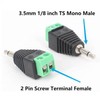 CABLEPELADO 3.5 mm Jack Plug TS Mono Screw Terminal 3.5
