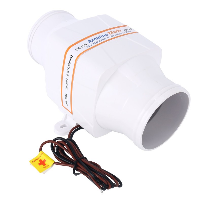 Amarine Made Marine Boat 12v Electric in Line Bilge Air