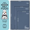 Large Silicone Dog Food Mat - 28x18" Stove Top Protector