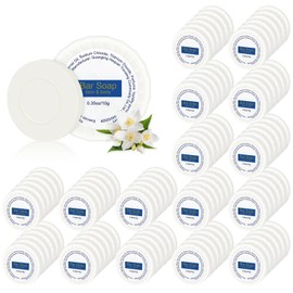 SLequipo Mini Soap Bars Bulk Individually Wrapped Round Bulk Bar Soap 0.35 oz Travel Soap Small Hotel Soaps Toiletries for Hotel Bathroom Camp RV (25)