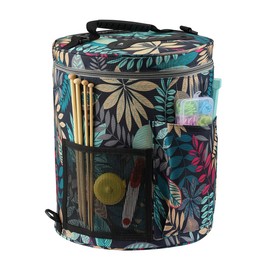 QIUPFGUT Knitting Bag, Yarn Bag, Yarn Organiser, Portable Storage Bag for Yarns, Takeaway Projects, Craft Bag for Crocheting, Embroidery Sewing Bags for Knitting Accessories & Crochet Projects