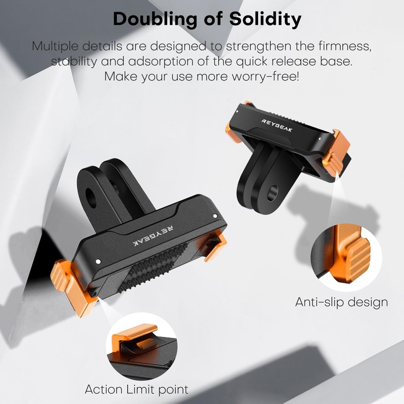 REYGEAK Magnetic Holder Quick Change Adapter Mount Compatibility Osmo Action