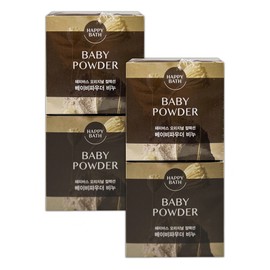 Happy Bath Original Collection Baby Powder Soap 4P -O / 해피바스 오리지널 컬렉션 베이비파우더 비누 4P -O