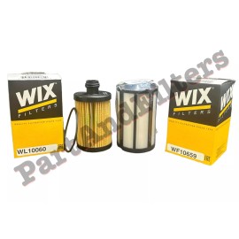 WIX Oil Filter & Fuel Filter Combo Kit For '14-17 Dodge Ram Ecodiesel 3.0L