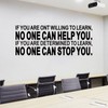 SEATUNE Inspirational Positive Motivational Wall Decals - Office Quotes Wall