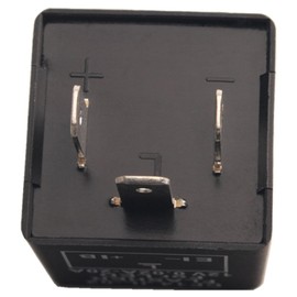 Dewhel 3-Pin CF-14 Electronic Flasher Relay Fix JL-02 12V 0.02A-20A For LED Hyper Fast Blink for Turn Signal Light Bulbs