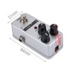 Guitar Effect Pedal, Mini Compressor Sustainer Effect Pedal Instrument Accessory