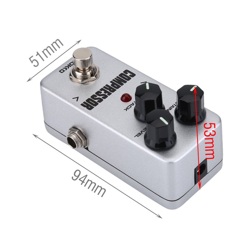 Guitar Effect Pedal, Mini Compressor Sustainer Effect Pedal Instrument Accessory