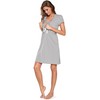 Italian Fashion women’s IF maternity nursing nightgown J4J 0114 -