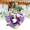 Artificial Heart Shaped Wreaths Wedding Wreaths Fake Flowers Decoration for