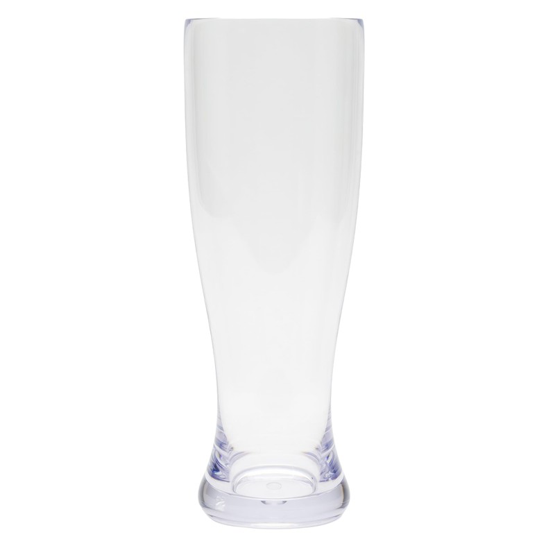 G.E.T. Heavy-Duty Shatterproof Plastic Pilsner Beer Glasses, 20 Ounce (Set
