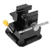 TEHAUX 2 pcs Mini Tabletop Bench Vise with Suction Base