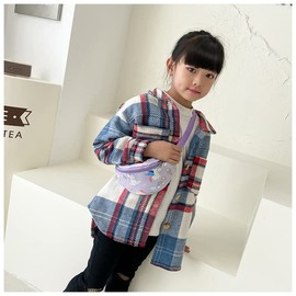 Bum Unicorn Belt Bag, Children's Bum Bag, Hip Bag, Waist Bag, Fanny Pack, Fabric Nylon Money Belt for Children, Grils, Boys, Running, Hiking, Travel, Sports, Purple, pink