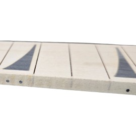 Joe Kyser Customs 25.5" Scale 42mm Nut Maple 24 Fret  Unfinished Fretboard Shark Fin Inlay