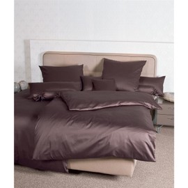 Janine Mako Satin Bed Linen, Plain Colours, 40 cm x 80 cm