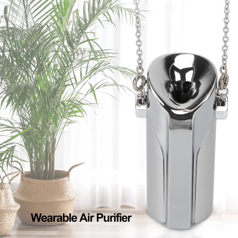 Wearable Air Purifier Rechargeable Portable Air Purifier Necklace for Haze