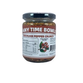 Any Time Bowls Szechuan Pepper Crunch, Chili Oil with Spicy Chili Crisp, 6 Ounces