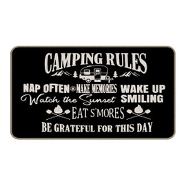 XAPEK Camping Door Mat, RV Mat RV Gifts Best Gifts for RV Owners 30 X 17 Inch Camper Door Mat RV Door Mat, Camper Rugs for Inside Camper Decorations for Inside Camping Rug