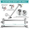 10'' Rain High Pressure Shower Head with 5 Settings Handheld