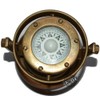 Antique Vibes Fathers Day Maritime Brass Nautical Compass on Wood