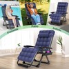 Suteck Oversized Zero Gravity Chair,29In XL Lounge Chair w/Removable Cushion&Headrest,