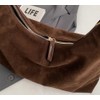 Slouchy Suede Tote Bag Shoulder Bags For Women Underarm Bag