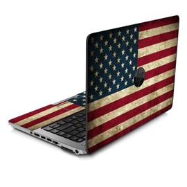 LidStyles Vinyl Protection Skin Kit Decal Sticker Compatible with HP Probook 450 G1 (American Flag)