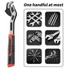 Wjelet Self Locking Wrench 6", Function Adjustable Spanner Chrome-Vanadium Steel,