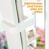 homeXpert Window Clamps, Set of 6, White, Window Stopper, Clamp