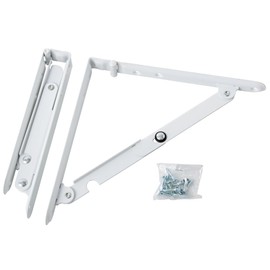Folding Shelf Holder in White