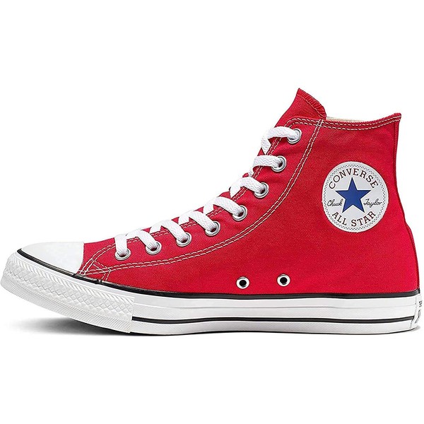 Chuck Taylor All Star Canvas High Top, Red, 12