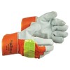 SAFEGEAR, High Visibility Leather Glove, Split Cowhide Leather Palm, Reflective,