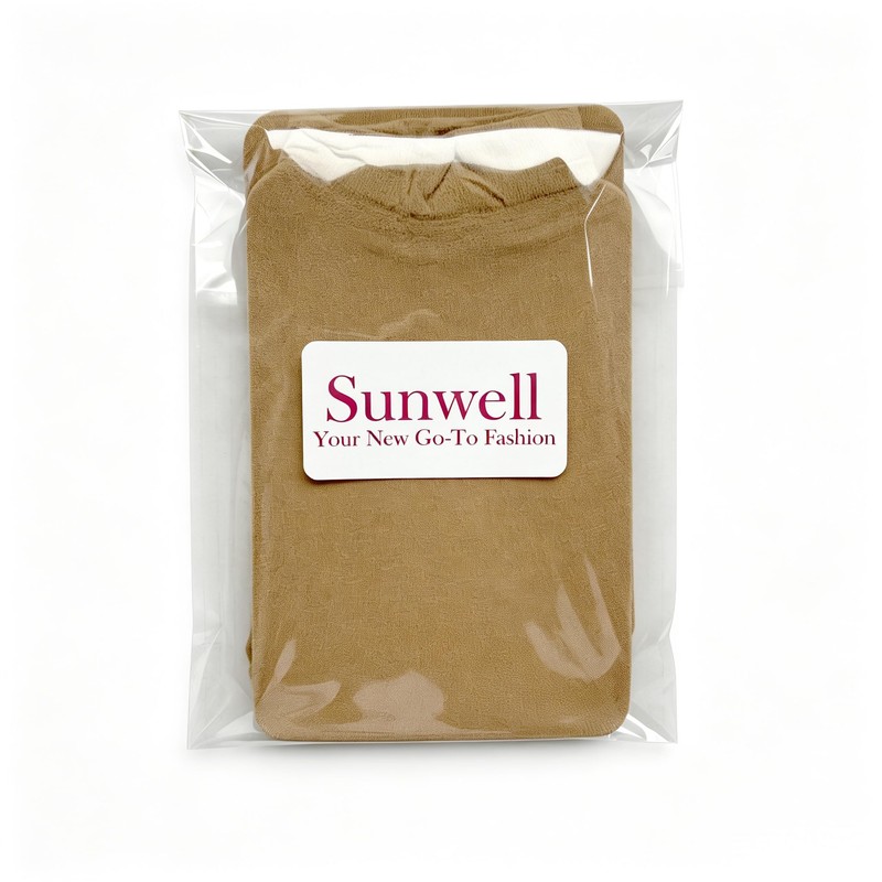 Sunwell 6 pieces Light Brown Wig Cap Stocking Wig Caps