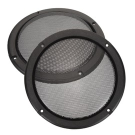 NOLITOY 2pcs Car Speaker Protective Mesh Cover Cold Rolled Speaker Net for Home Audio Car Subwoofer Compact Design for Easy Installation