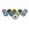 Door Knobs Cabinet Pull Handles with Screw Ceramic Door Wardrobe