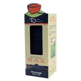Touch Organic BLACK ENGLISH BREAKFAST Tea Bags, 40 Bags, 2.5 oz
