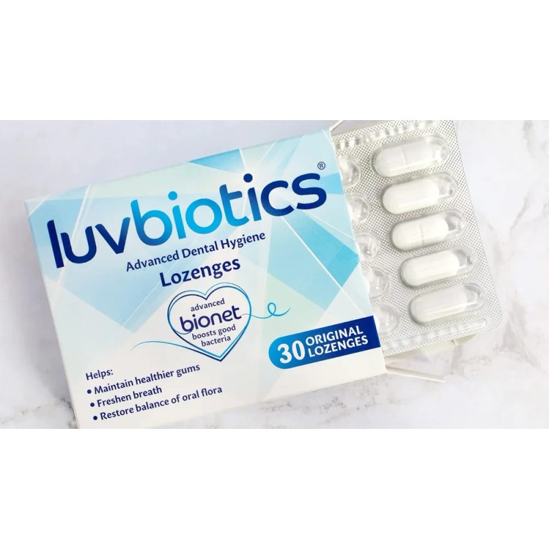 Pastillas De Menta Originales Luv Biotics Con Probiticos, X