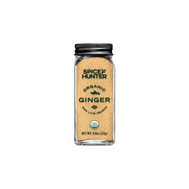 Spice Hunter The Ground Organic Jar, Ginger, 0.8 Ounce