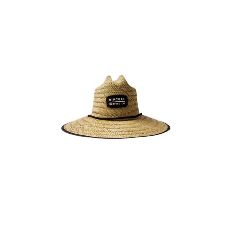 Rip Curl Men's Lifeguard Straw Sun Hat, Khaki
