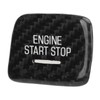 Engine Push to Start Button Cover Carbon Fiber Start Switch