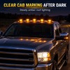 5-Piece 12V LED Cab Roof Marker Light Kit with Smoked