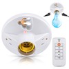 Ceoighe 1 Pack Upgraded Remote Control Plastic Light Fixture with