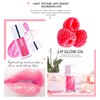 2 Set Lip Oil Hydrating Tinted Lip Balm, Plump Lip