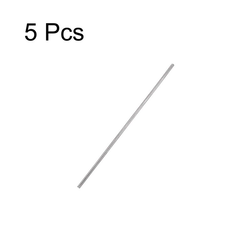 sourcing map 2mm x 100mm 304 Stainless Steel Solid Round