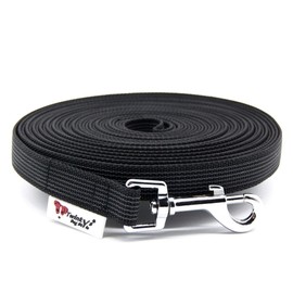 Twinkys Dog Style Recall Lead, Rubberised, 15 mm or 20 mm Wide, for Dogs up to 50 kg, 1 m to 50 m With Hand Loop, Made in Germany