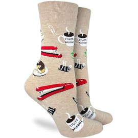 Good Luck Sock Women's Office Worker Socks, Adult, Shoe Size 5-9