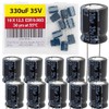 330uF 35V 10x12.5mm Rubycon Electrolítico (paquete de 10)