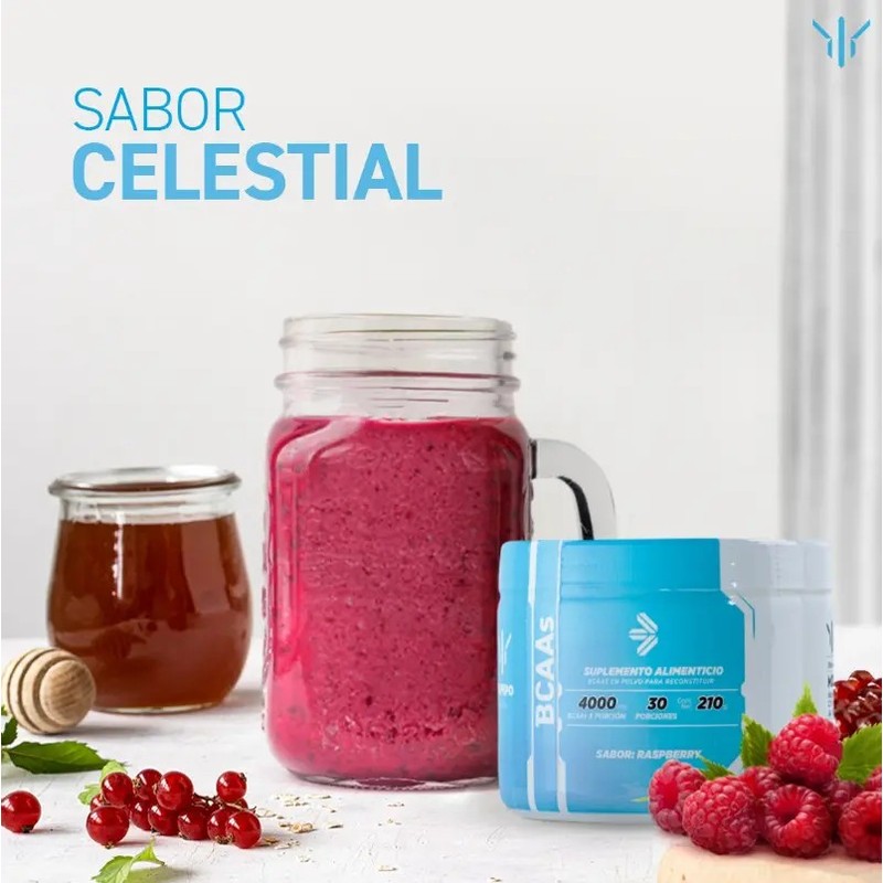Bcaas Apolo Olimpo 210g 30 Servicios 4g Bcaas Sabor Raspberry