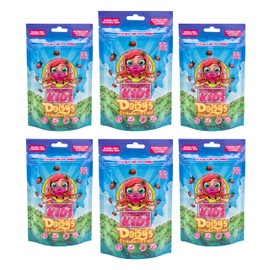 Bubblegum Kids Daisy's Strawberry Field Sugar Free Gum | Stocking Stuffers, Holiday Candy, Party Favors | Sugarless Gum, Vegan, Peanut Free, Low Calorie Alternative for Kids & Adults | 6 Pack
