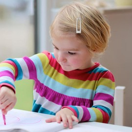 Cinaci Paquete de 50 horquillas rectangulares cuadradas de metal plateado de 5 cm a granel, horquillas finas y finas para el pelo, accesorios de manualidades para mujeres, niñas, adolescentes y niños